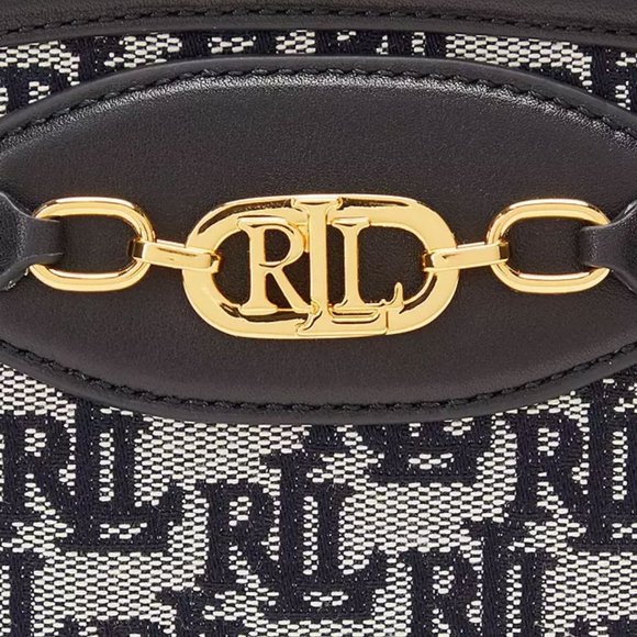 Lauren Ralph Lauren Monogram Medium Jordynn Crossbody Bag - Picture 3 of 7